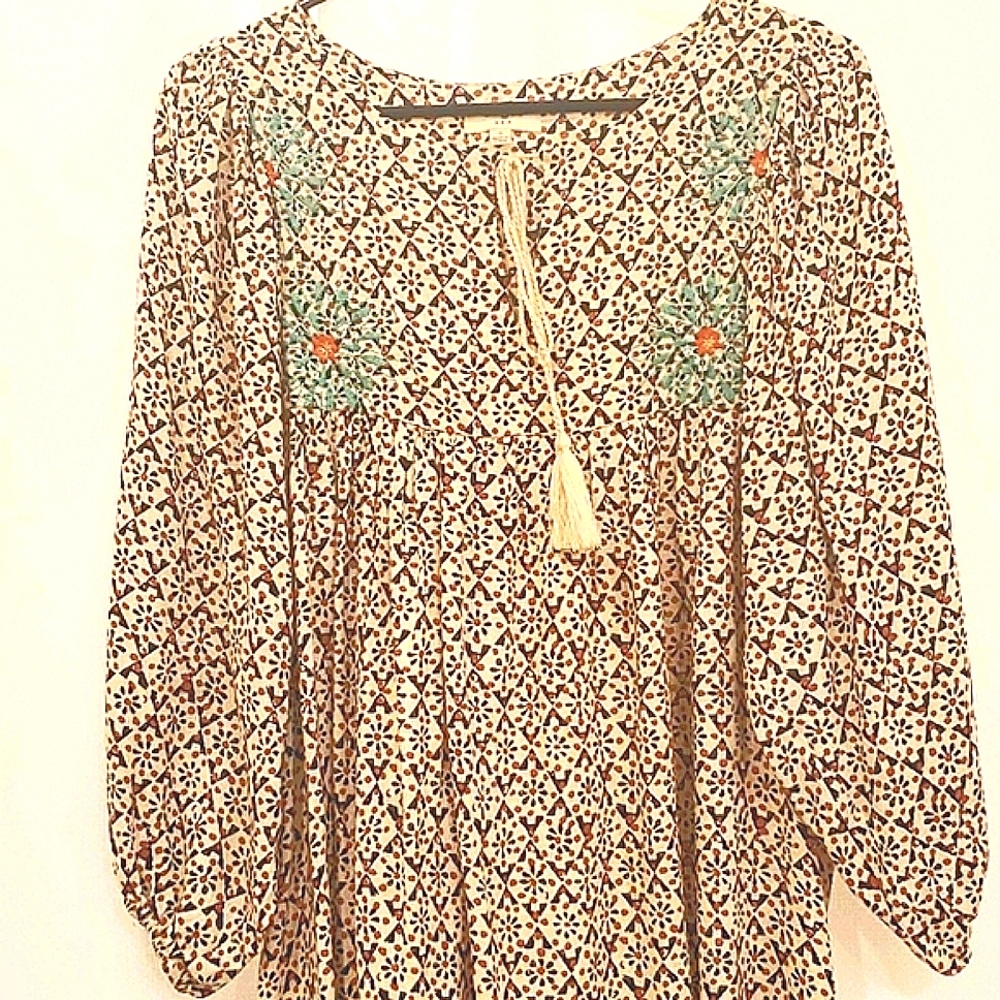 Embroidered Boho Top from Buckle